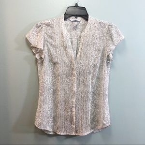H&M Short Sleeve Button Up Blouse